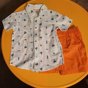 🌑 Kids polo shirt and shorts set